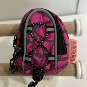 Monkking The Vogue Classics Little Bag Purse hot pink NWOT